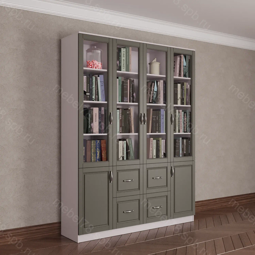 Шкаф книжный 4/10