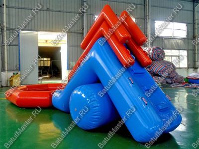 Надувная водная горка "Пляжная", 6.5*3*2.5 м, на поддуве