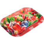 Поднос пластиковый «Новогоднее подарки» 33*23см