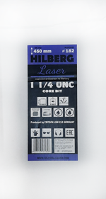 Коронка алмазная 182*450 Hilberg Laser 1 1/4 UNC HD722