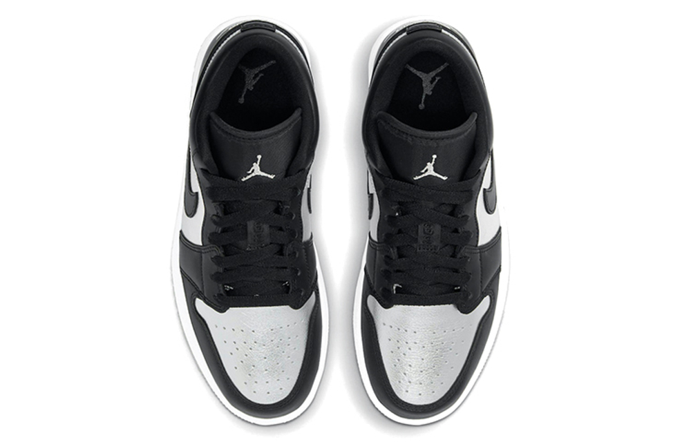 Кроссовки Jordan Air Jordan 1 Low "Silver Toe" (Женская размерная сетка)