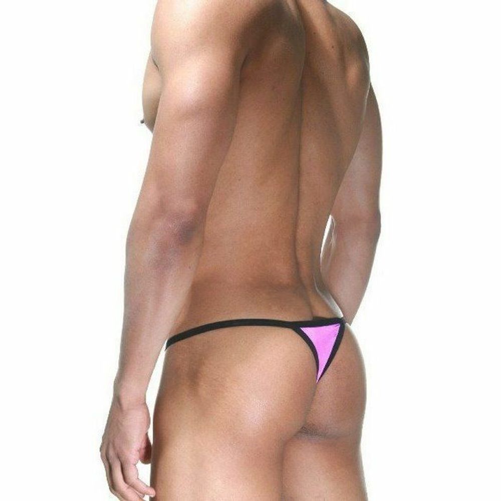 Мужские трусы стринги розовые La Blinque LB15274