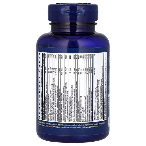 Life Extension, мультивитамины из цельных продуктов, 90 вегетарианских капсул