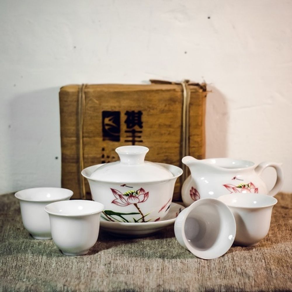 Чайный набор "Алый Лотос"