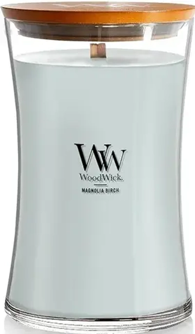 WOODWICK LARGE HOURGLASS MAGNOLIA BIRCH CANDLE 609 GR
