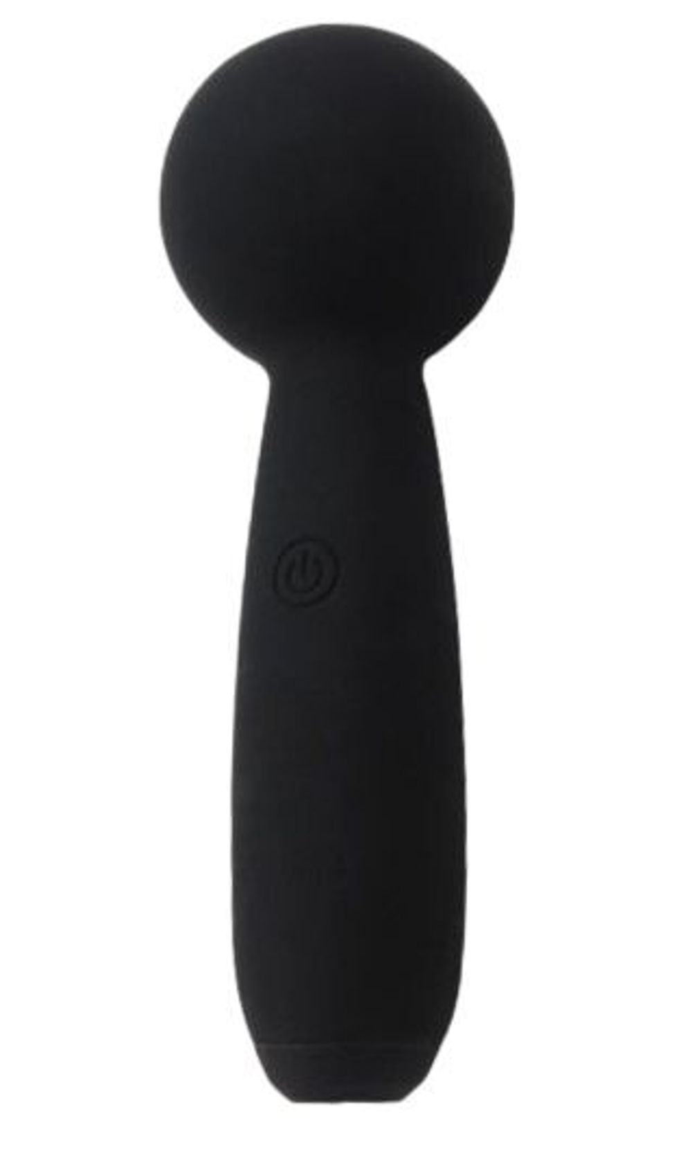 Черный перезаряжаемый вибратор-wand Pleasure Wand