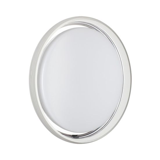 7697/DL MARON SN 147 Светильник пластик/белый/прозрачный LED 48Вт 3000-6000K D455 IP43 пульт ДУ HANI