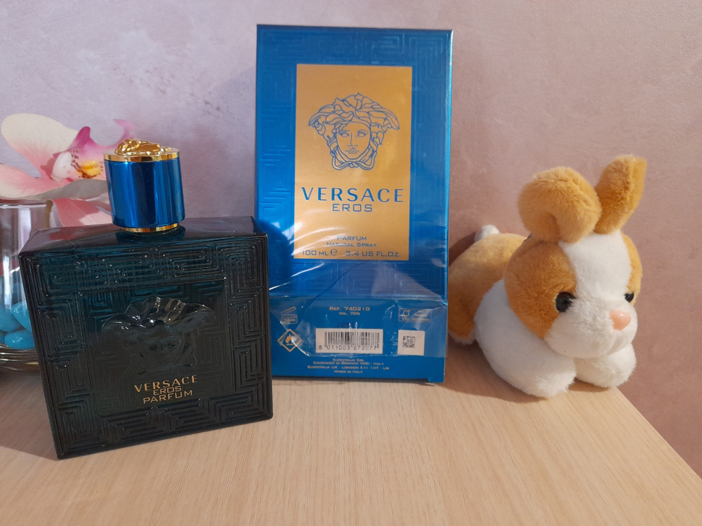 Versace Eros Parfum 2021 (duty free парфюмерия) ( gold )