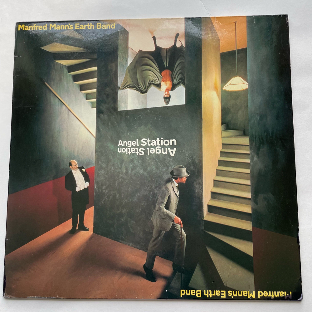 Винтажная виниловая пластинка LP Manfred Mann's Earth Band Angel Station (Германия 1979)