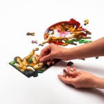 Пазл "Сотворение Адама " от Woodzle - Деревянный пазл, деталей 185, картина известного художника Микеланджело. Детали деревянного пазла разных форм