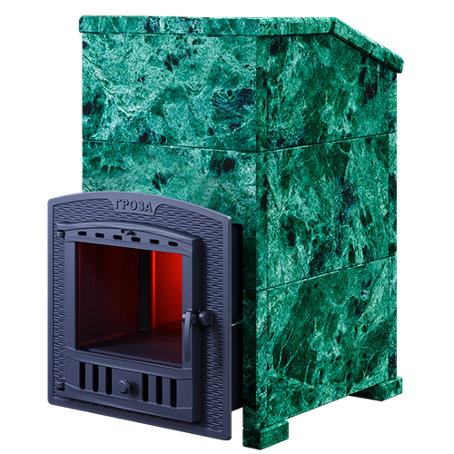 Чугунная печь для бани Комплект Гроза 24 (П2) Президент Змеевик