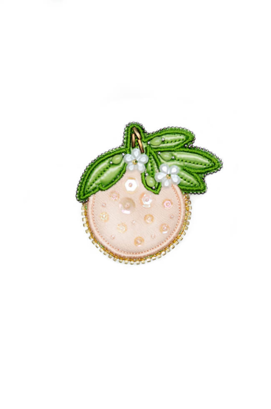 8231 Брошь (персиковый)