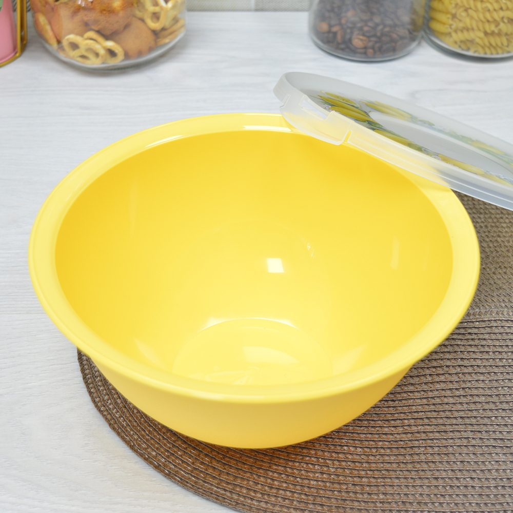 Миска 2л с крышкой "Fresh"