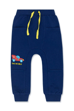 Штанишки д/мал футер р.74 т.син (Такро) 1614F-0/1