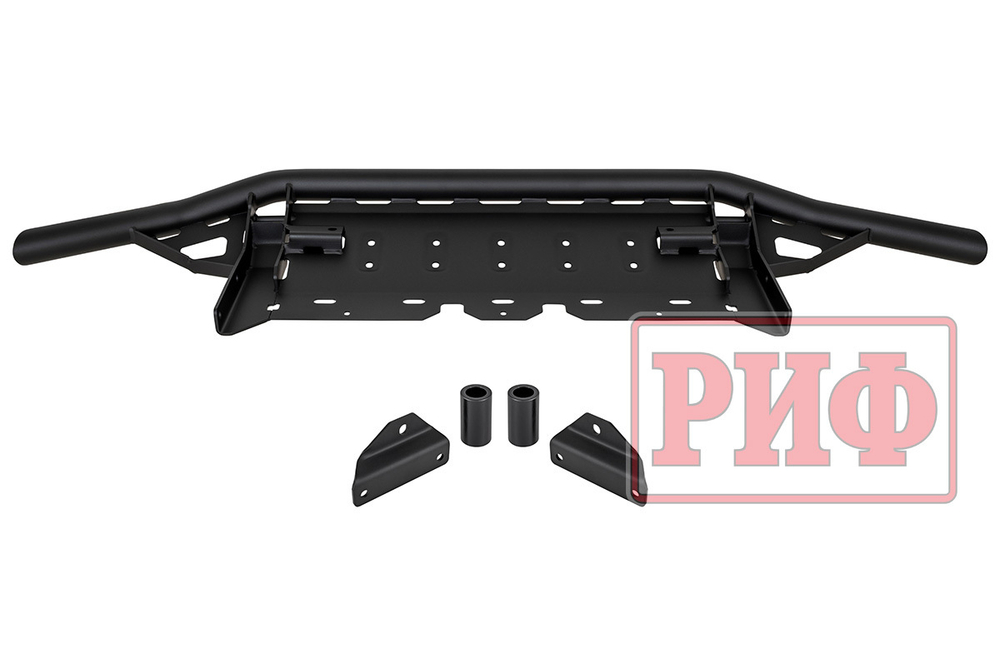 Бампер силовой передний/защита штатного бампера Changan Hunter Plus c защитой радиатора РИФ