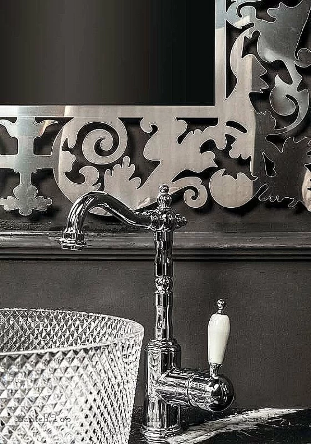 Зеркало Boheme NeoArt Caprice 562 серебро поталь
