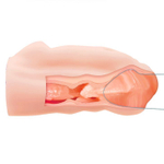 Телесный мастурбатор-вагина AVA с необычным дизайном