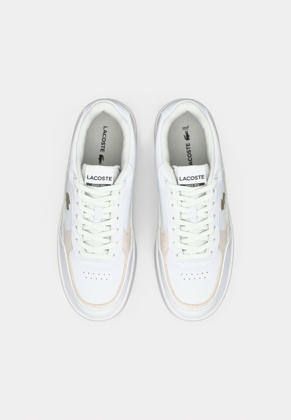 Lacoste L001 ACE 225 - кроссовки на шнуровке - Белый