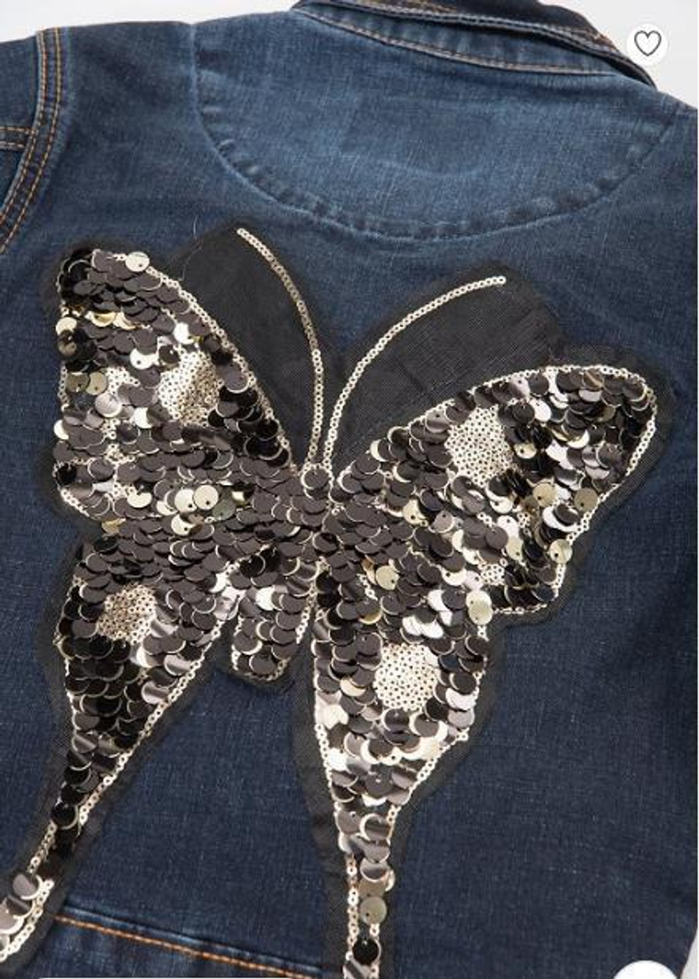 Пиджак для девочки ОР759П 92р Джинсовая