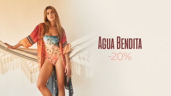 Скидка 20% на все купальники Agua Bendita! 🌊