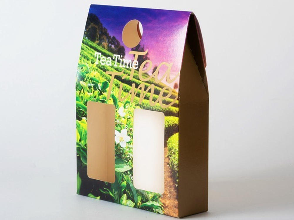 15024 Коробка/пакет подарочная ( Tea Time )  " Чайный Цветок"