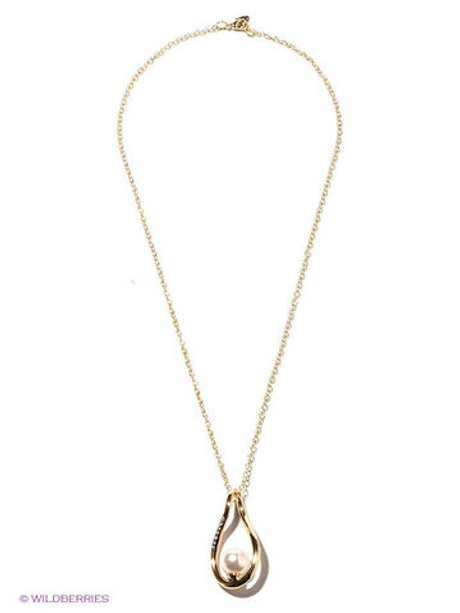 "Эол" подвеска в золотом покрытии из коллекции "Жемчужная" от Jenavi