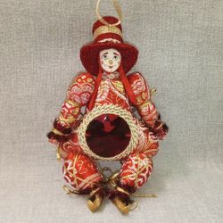 Ёлочная игрушка Гном-Самоцвет