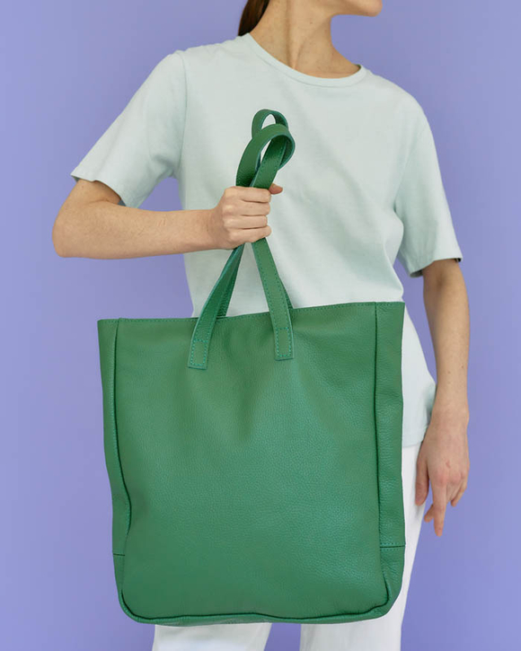 сумка шоппер светло-зеленый
