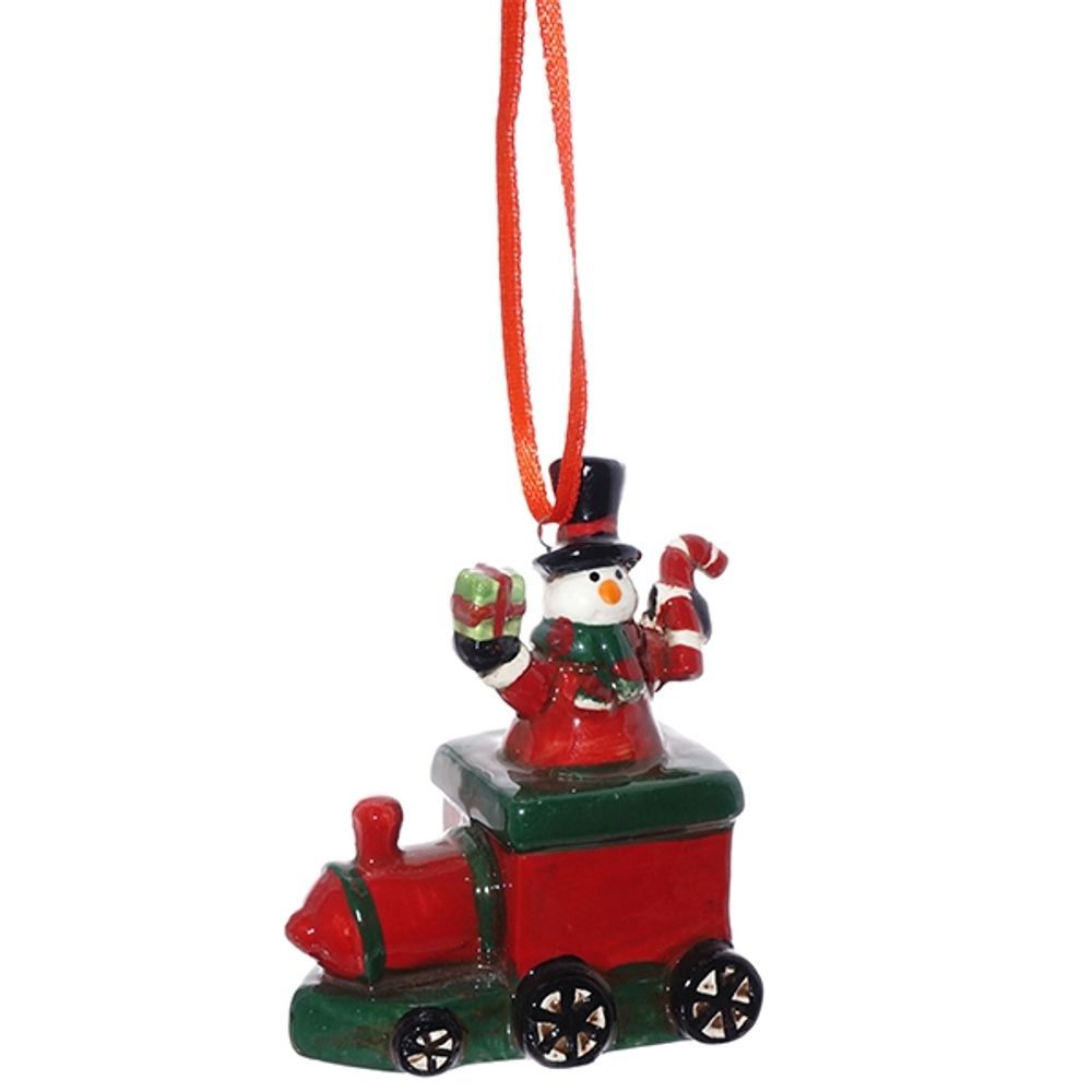 GAEM Украшение новогоднее "Дед Мороз/Снеговик", L8,5 W3,5 H10,5 см, 3в.