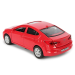 Модель ин. мет. "Hyundai Elantra" 12см, двери, багаж, красный, коробка ELANTRA-12-RD (Технопарк)