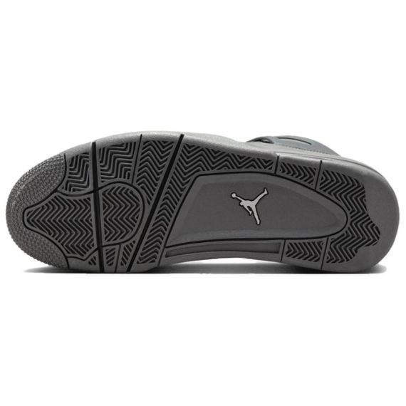Jordan Air Джордан 4 Винтажные баскетбольные кроссовки MID Топ Серый черный Мужские