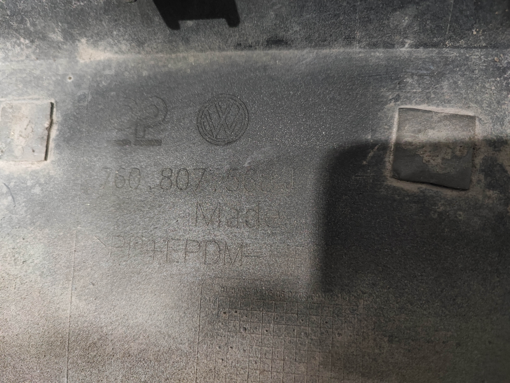 Юбка заднего бампера Volkswagen Touareg 3 18-нв Б/У Оригинал 760807482J9B9