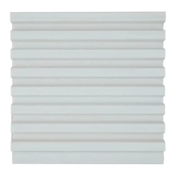 Стеновая панель 3D RAIL EAST (2700х120х12мм) Галс Белая