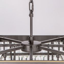 Citilux Мартин CL332231 Люстра хрустальная подвесная Прозрачная