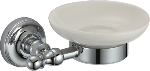 31020 Мыльница стекло (настенный) GANZER (20/1шт)