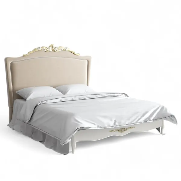 Кровать с мягким изголовьем 160*200