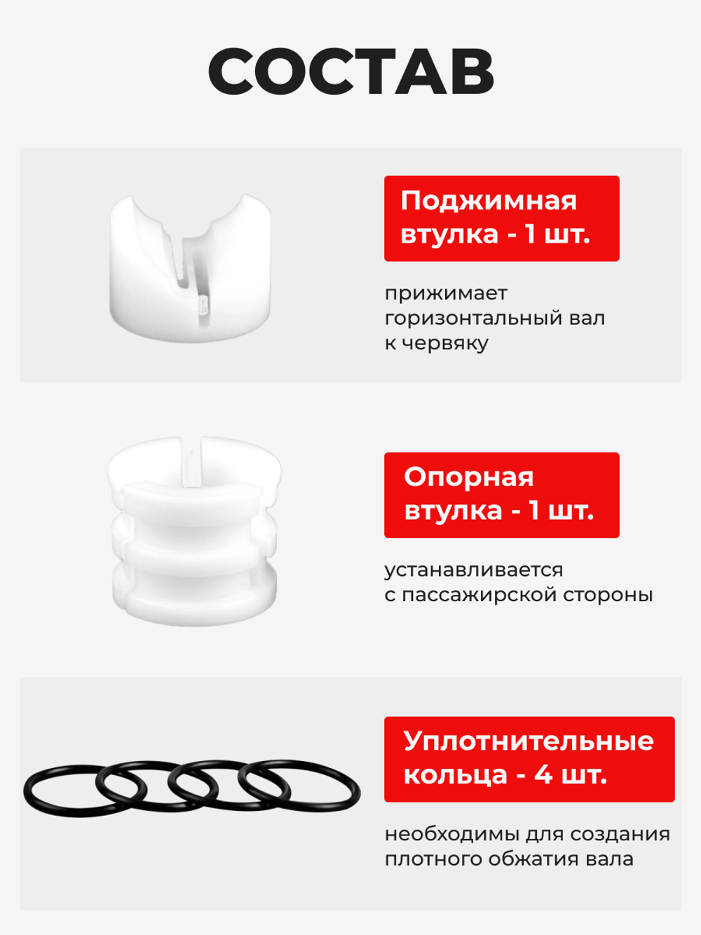 Ремкомплект рулевой рейки для ЭУР Opel Meriva A (2006-2010) (R-31)