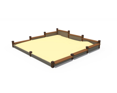 Песочница с лавочками ИО 02444, ИО 02445