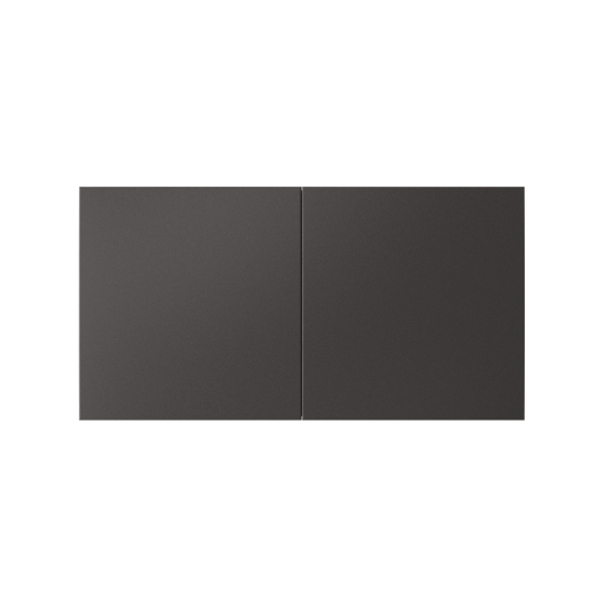 Розетка двойная AtlasDesign с заземл. со штор.со сдвиж. крышк 16А в сборе базальт SE ATN001428