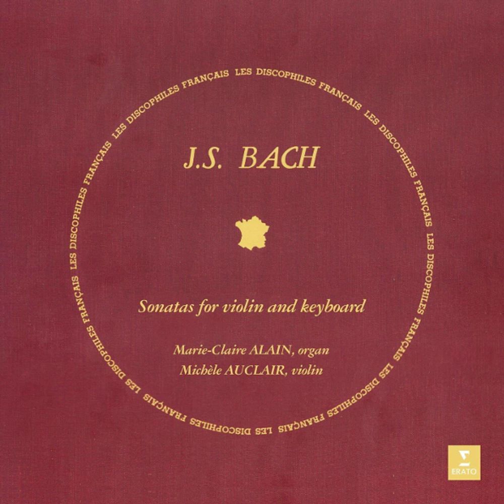 Michele Auclair, Marie-Claire Alain / Bach: Sonatas For Violin And Keyboard (2LP)