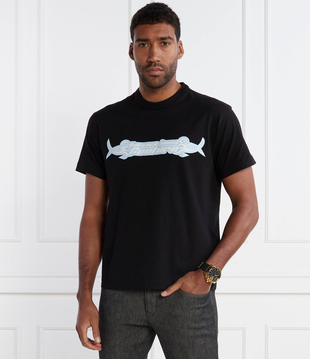 Футболка Versace Jeans Couture - черный(76GAHC02CJ01C)