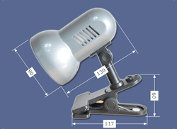 Светильник на прищепке - цвет Белый