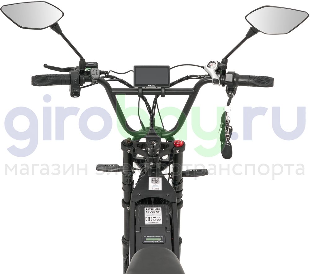 Электровелосипед Minako APEX (48V/20Ah) - Чёрный фото №7