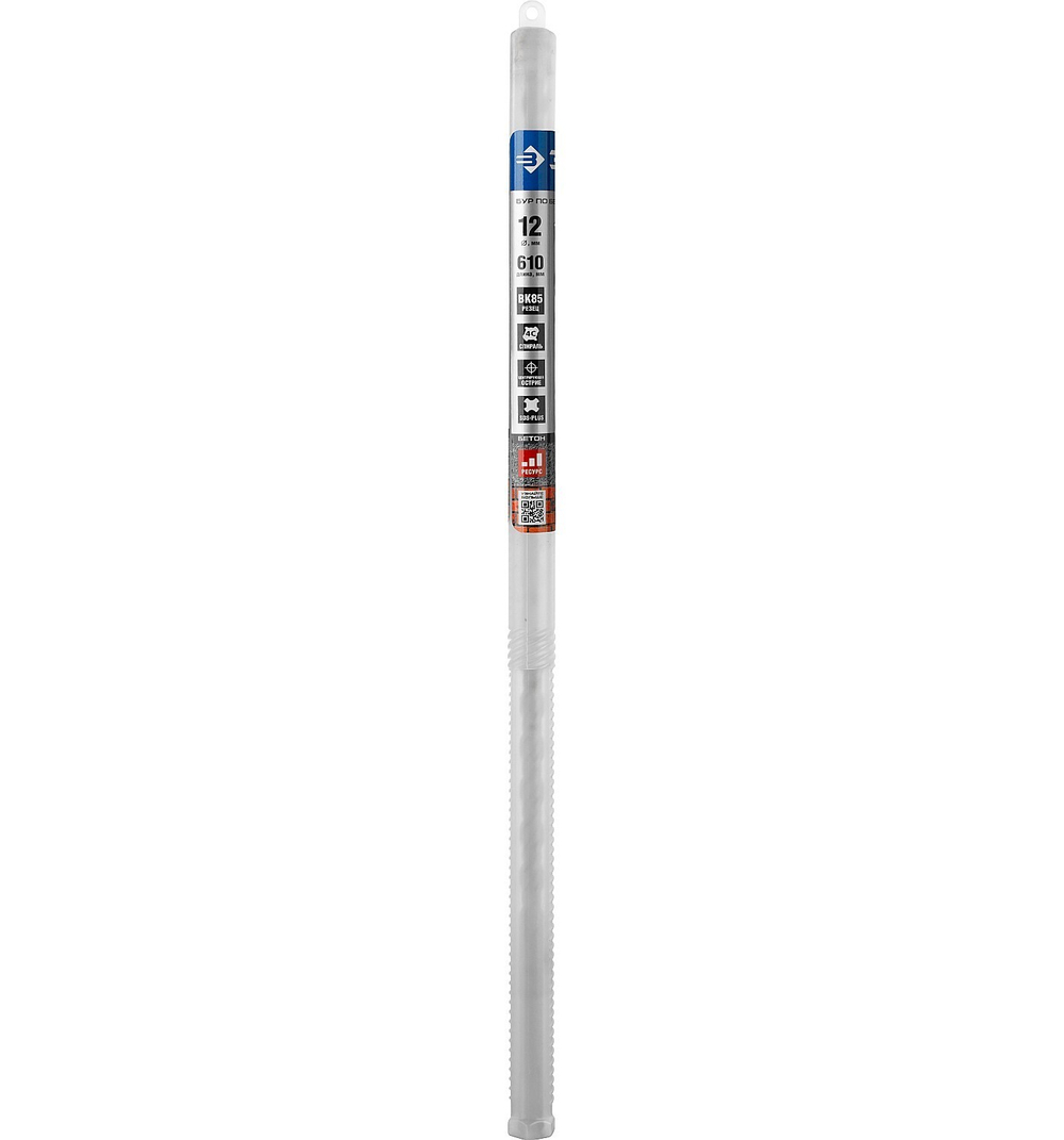 ЗУБР Бур SDS-plus 12 x 610 мм, Профессионал