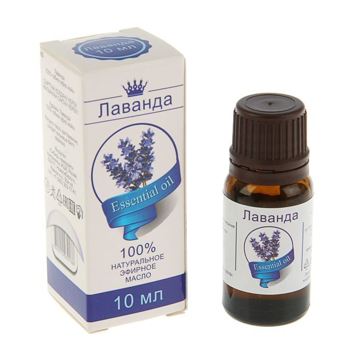 Масло эфирное Лаванда, флакон-капельница, 10 мл