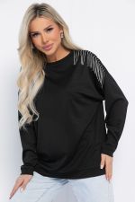 Свитшот Луана (черный) Б12737-5М LT Collection