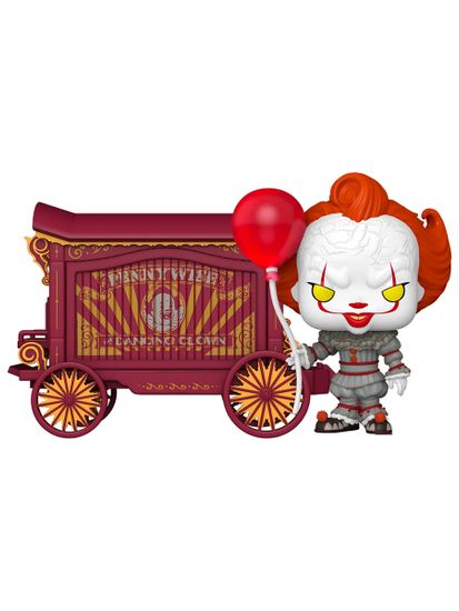 Фигурка Funko POP! Town IT Welcome to Derry Pennywise & Wagon (49) 86243 / Фигурка Фанко ПОП! по мотивам сериала "Оно: Добро пожаловать в Дерри", Пеннивайз