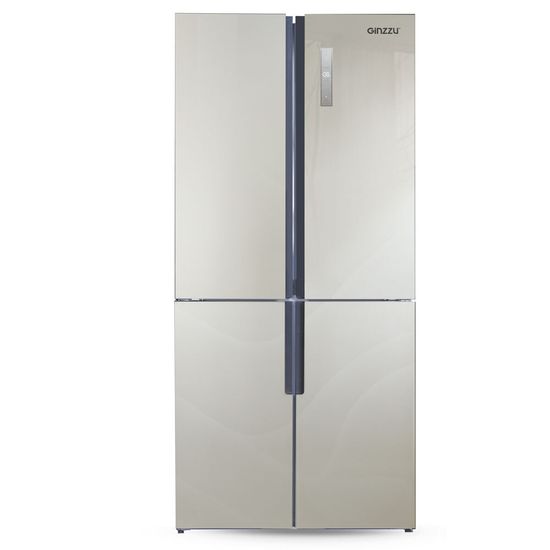 Холодильник Ginzzu NFK-510 Gold glass
