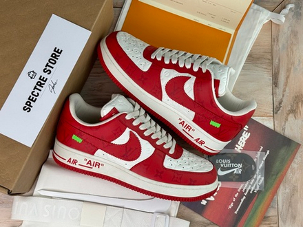Nike Air Force 1 x Louis Vuitton Comet Red