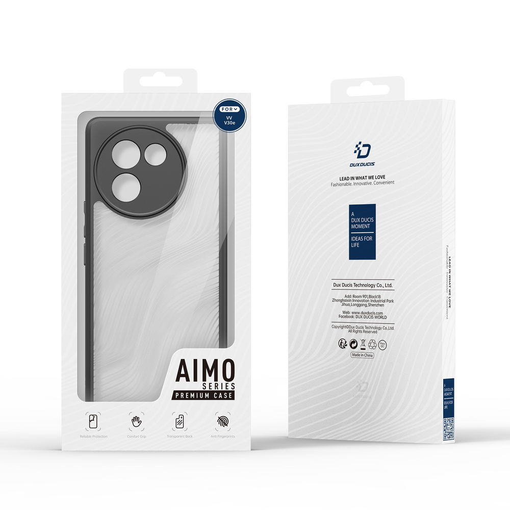 Тонкий чехол от Dux Ducis для смартфона Vivo V30e, серия Aimo Series Case